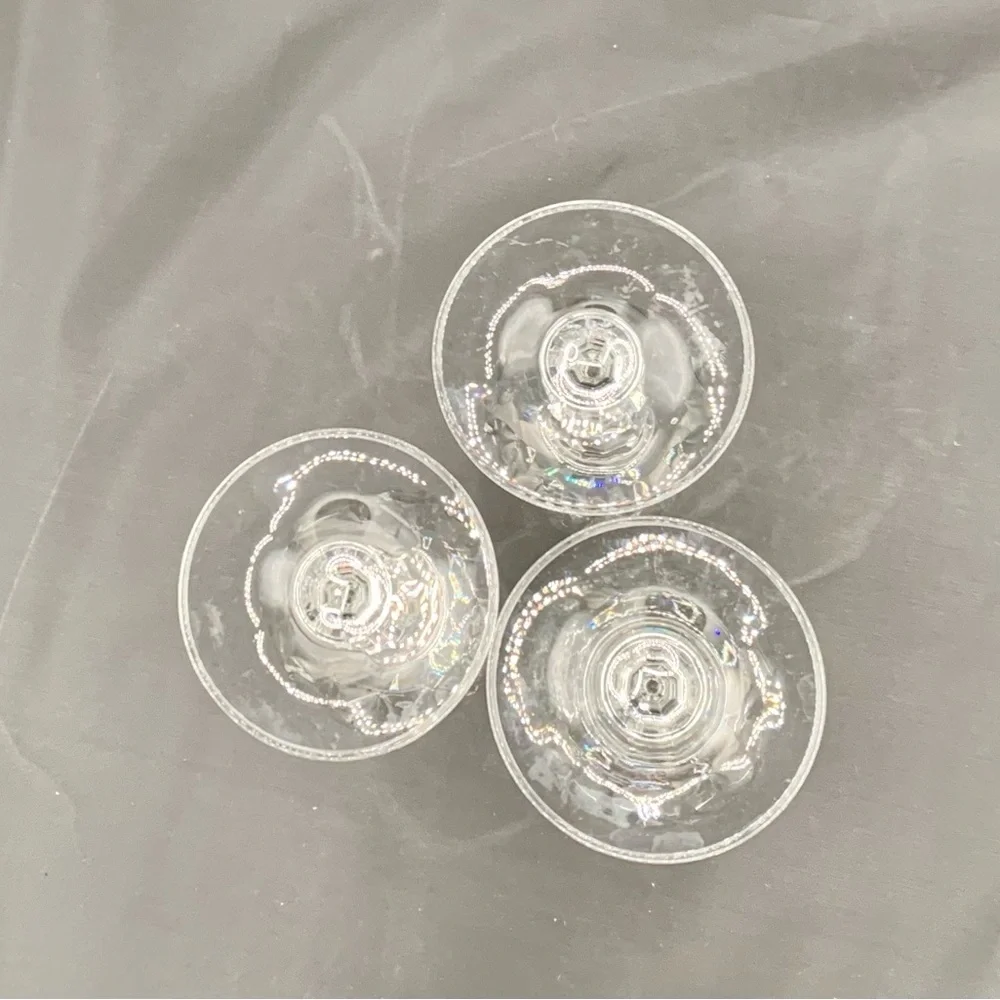 3 Champagne Flute Toasting Glasses Schott-zwiesel Gardone 7.5”